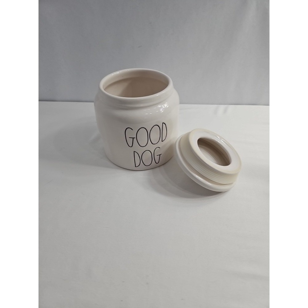 Rae Dunn Good‎ Dog Ceramic Treat Jar Artisan Collection Canister